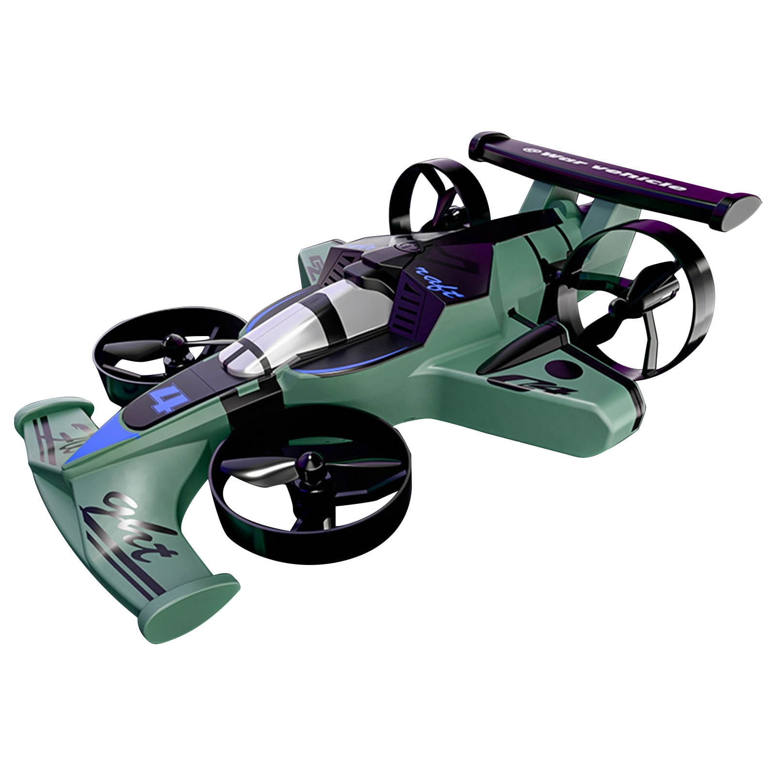 2-in-1 Air Flying RC Car, Qiopertar Under $5 Mode RC Car With Air Flying Remote Control Foam Stunt Car Sensor LED Lights Rechargeable Crash Toy For KidsAnd Adults
