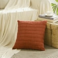 thumbnail image 2 of Lomyolo Fall Pillow Covers Decorative Throw Pillow Covers 20X20 Inch Soft Boho Striped Fall Pillow Covers Modern Farmhouse Home Decor for Sofa Living Room Couch 2 Pack, 2 of 7