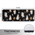 thumbnail image 5 of Kitchen Rugs Sets Of 2,Costumed Ghost Halloween Pattern Anti Fatigue Kitchen Mat Rugs Non Slip Washable,Decorative Kitchen Floor Mats for Kitchen,Sink,Laundry,17"x47"+17"x47", 5 of 5