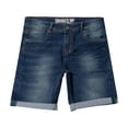 thumbnail image 5 of CULTURA AZURE  Big Boy's Roll-Up Denim Shorts 2-Pack, Medium Blue/Tint, 14, 5 of 8
