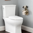 thumbnail image 3 of Porte-papier Hygiénique pour Chien, Porte-Rouleau de Toilette en Résine 3D pour Chiot, Organisateur Réaliste de Serviettes pour Rouleaux Standard, Mignon Distributeur de Mouchoirs Mural Dalmatien avec Étagère de Rangement, pour Déco de Cuisine et Salle de Bain, 3 of 8