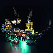 Briksmax Led Lighting Kit for Pirates of The Caribbean Silent Mary - Compatible with Lego 71042 Building Blocks Model- Not Include The Lego Set