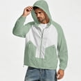 thumbnail image 6 of SHTXOZHI Mens Hiking Jackets Hooded Sun Protective Long Sleeve Coats Casual Outdoor Summer Tops with Zipped Pockets, 6 of 7