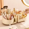 thumbnail image 1 of YAOMOBB Organisateur de Produits de Soins de la Peau Rotatif Organisateur de Maquillage Grande Capacité Rangement de Comptoir pour Pinceaux Rouges à Lèvres, 1 of 5