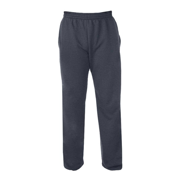 Pantalón Fruit Of The Loom para Mujer, Deportivo Felpa Gris Obscuro Jaspe Talla M