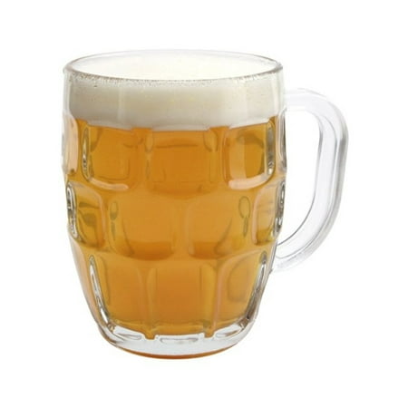 Libbey Glass 19.25 Ounce Dimpled Beer Stein Mug