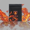 thumbnail image 4 of Cateissary Bolsa de documentos a prueba de fuego Bolsa de dinero grande resistente al fuego y al agua Bolsa de seguridad a prueba de fuego Bolsa de sobre de Almacenamiento y organización del hogar Cateissary HA022490-00, 4 of 6
