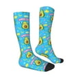 thumbnail image 3 of Balery Avocado Work Out Fun Novelty Socks Men'S Women'S Crew Socks Funny Crazy Novelty Socks Quirky And Cool Socks, 3 of 9