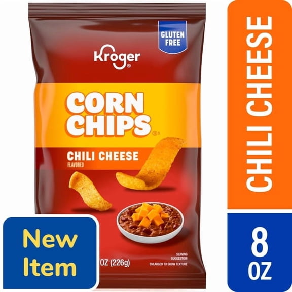 KR Bold Chili Cheese Flavored Corn Chips Gluten Free 8 oz Bag