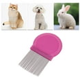 thumbnail image 6 of Unique Bargains 1 Pc Durable Semi-circular Type Pet Grooming Brush for Pet Rose Red Small, 6 of 6
