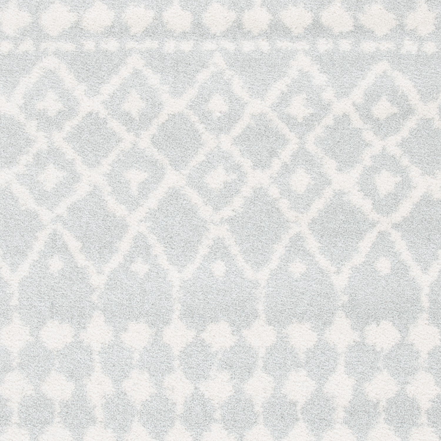 SAFAVIEH Mercer Phoebe Boho Geometric Area Rug, Light Grey/Cream, 4' x 6'