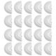 thumbnail image 5 of BRIGHTFUFU 20 piezas de 4 pulgadas, 10 cm de plástico, 180 grados de transportador para la medición del ángulo de la escuela / oficina / estudiante de matemáticas (transparente), 5 of 7