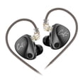 thumbnail image 1 of Auriculares IEM Auriculares con cable para monitoreo de escenario (graves mejorados con micrófono) Negro, 1 of 8