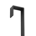 thumbnail image 2 of Gabinete Gancho Puerta Armario Perforación trasera Percha libre para baño Negro, 2 of 3