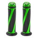 thumbnail image 1 of Empuñaduras de Manillar Universales de 7/8" 22mm y 15/16" 24mm de Unique Bargains, Cubierta de Caucho y Aleación de Aluminio para Motocicleta, Scooter, Bicicleta, Negro Verde, 1 Par, 1 of 7