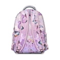 thumbnail image 3 of Butterfly College Bookbag - Large Capacity Backpack with Padded Back Support, Water-Resistant Fabric, Multiple Compartments, 3 of 6