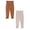 Grey & Brown, variant on JFOPQVSM 2 Pack Baby Footed Pants Soft Cotton Spandex Pants with Feet Pull on Bottoms for Infant Unisex Baby Boys Girls