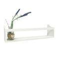 thumbnail image 1 of KG Mazy 22" Wall Shelf - White Contour Edge, 1 of 3