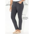 thumbnail image 2 of Catherines Women's Plus Size Petite The Knit Jean, 2 of 6