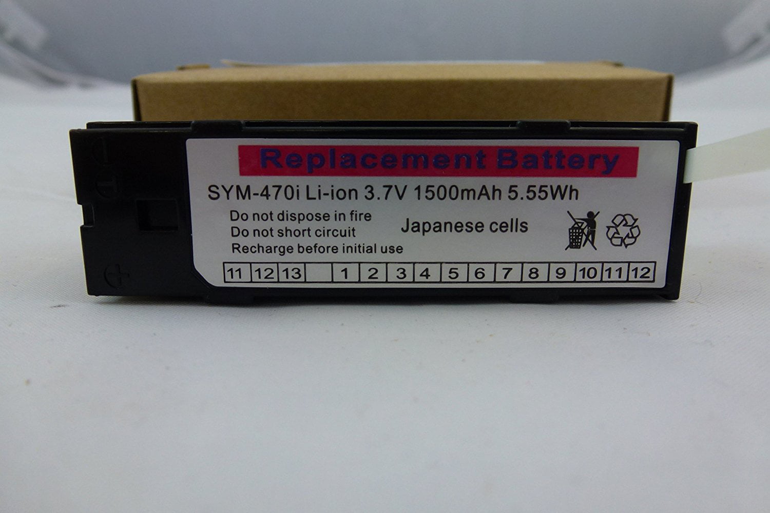 For Symbol PHASER-P360 P370 P460 P470#50-14000-079... 2 Batteries Japan Li1.6A 