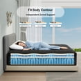 thumbnail image 4 of Abunitt 14 inch Full Mattress, Gel Memory Foam & Individually Wrapped Pocket Coils Hybrid Mattress in a Box, Medium Firm Cooling Sleep Support for Adult, 4 of 9