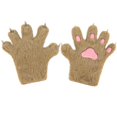 thumbnail image 4 of Guantes de animales, guantes de disfraz, manos, patas, accesorios para fotos, guantes para adultos, mitones para Caqui, 4 of 9