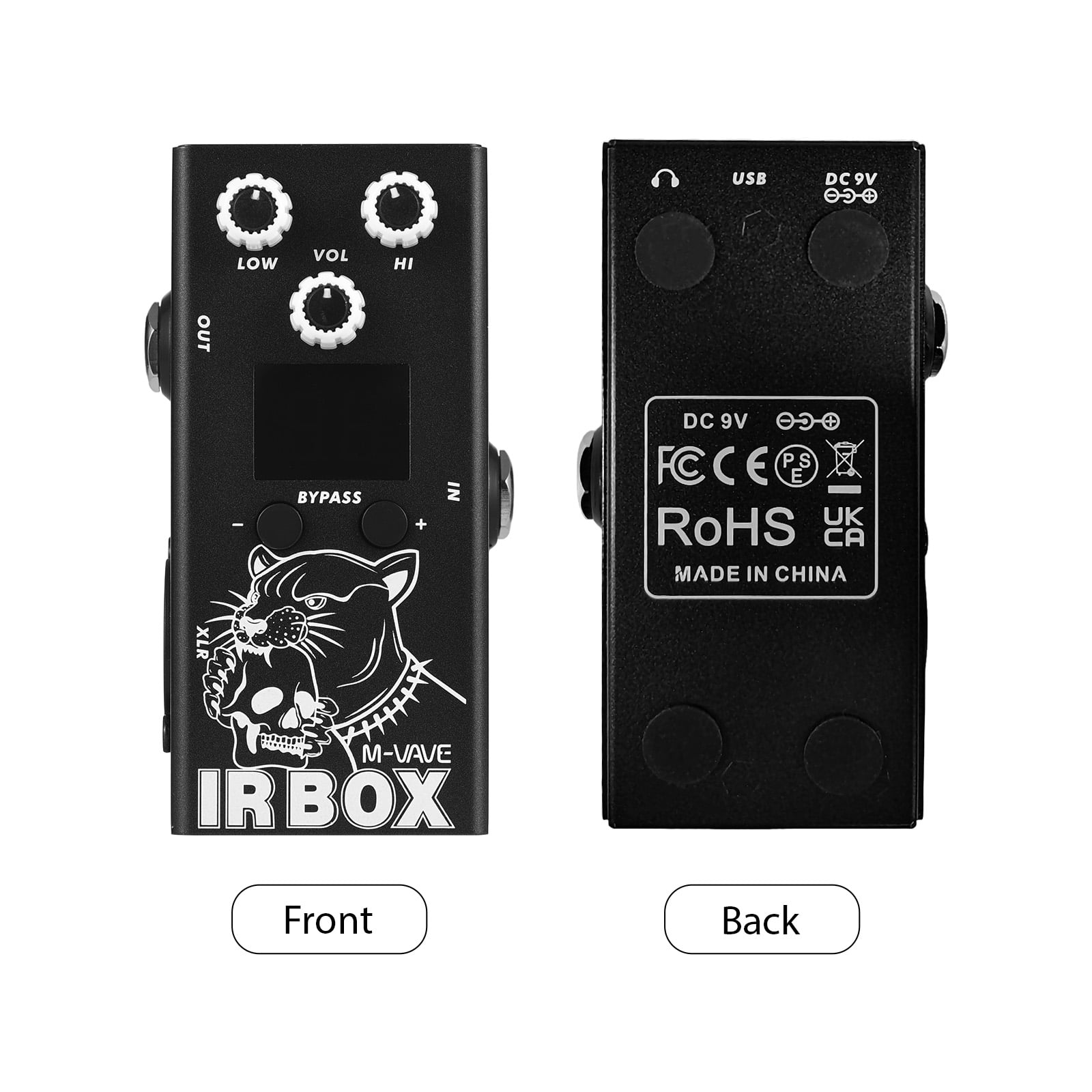 VAVE Effects Pedal,9v 6.35mm Input/output 9v 6.35mm Response Xlr Output Port 9v Ir Cab Response Ir Box Pedal Box Pedal With Cab Response Xlr With Ir Cab Pedal With Ir Xlr Output Port
