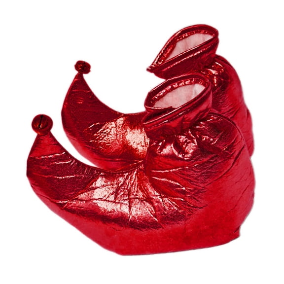 Christmas Clown Shoes Covers Metallic Color Clown Shoes Covers Elves Shoe Covers Overshoes Christmas Costume Accessories