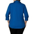 thumbnail image 2 of Riders by Lee® Indigo Plus Easy Care 3/4 Sleeve Woven Shirt, 2 of 3