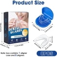 thumbnail image 4 of Rongsi 8 Pack Mouth Guard for Night Teeth Grinding, Moldable Dental Guards for Sleeping, Comfortable Fit for Clenching & Bruxism Relief, 4 of 8