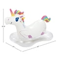 thumbnail image 4 of Play Day Unicorn Ride-On, 4 of 6