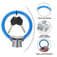 thumbnail image 3 of Raindrops Zinc Alloy Steel Cable 1Pack for Bike Security Locks Anti Theft, 3 of 8