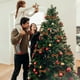 thumbnail image 4 of Cinta De Terciopelo Cinta decorativa navideña de terciopelo, 10 m, flocada, para envolver regalos, decoración de árbol, 10 unidades, color café Rkxzt, 4 of 8