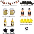 thumbnail image 2 of 24Pcs Beer Mylar Helium Balloons Corona Whiskey Bottle Beer Mug Golden Balloon Beard Foil Balloons for Birthday,Webbing,Beer Themed Party Decoration Supply Whiskey Themed Party Supplies, 2 of 2