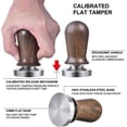 thumbnail image 6 of i Cafilas Espresso Coffee Tamper Mat, Professional Pressure Hammer, Distributor Leveler Tools,Mat+51mm Hammer+51mm Tamper, 6 of 15