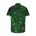 thumbnail image 4 of Tawop Womens Shirts Men's St. Patrick's Day Printed Short Sleeved Shirt Casual Turndown Collar Tops Shirt Blouse, 4 of 5
