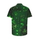 thumbnail image 4 of Blusa y camisa de manga corta con cuello vuelto para hombre Camisa de manga corta estampada para el Día de San Patricio Tops casuales con cuello vuelto Camisa Blusa Tops para hombre, 4 of 5