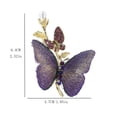 thumbnail image 7 of SmartBy Rhinestone Butterfly Brooch for Women Faux Pearl Butterfly Insect Lapel Pin Sparkly Animal Jewelry for Suits Hats Accessory, 7 of 7