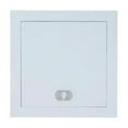 thumbnail image 1 of SPRING 1pc Access Panel Inspection Hole Aluminum Alloy Access Doors Wall Ceiling White Hatch Cover Plastic Push-Type Inspection Port 200*200mm, 1 of 4