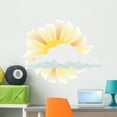 thumbnail image 1 of Sun and Cloud Wall Mural by Wallmonkeys Peel and Stick Graphic (36 in W x 31 in H) WM29018, 1 of 4