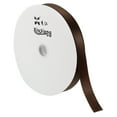 thumbnail image 1 of Unique Bargains 0.79' x 100 Yards Double Face Decorate Crafts Roll Satin Ribbon Coffee, 1 of 5