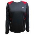 thumbnail image 1 of Playera Athletic Works para Niño Juvenil, Deportiva Manga Larga Rojo con Negro Talla 16, 1 of 4