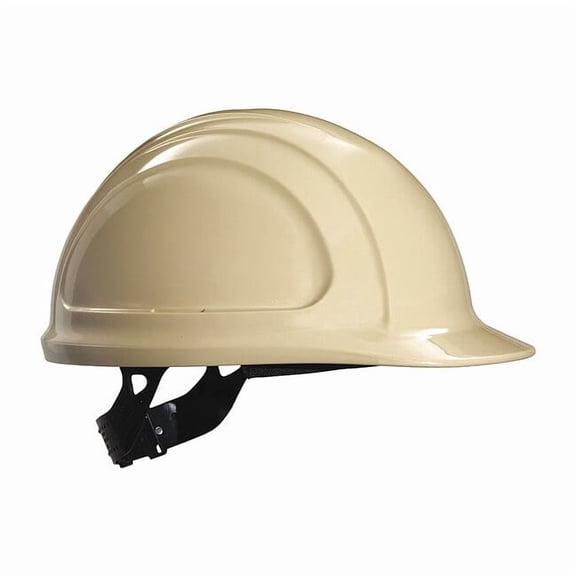 Hard Hat, North Zone, Polyethylene, 4 Point Pinlock, Type 1, Class E, Tan