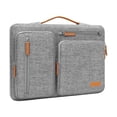 thumbnail image 1 of Funda para portátil MOSISO de 13 pulgadas, gris, 4 bolsillos con cierre y asa, 1 of 9