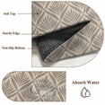 thumbnail image 6 of 8'x10' Area Rugs, Brown Floral Indoor Outdoor Area Rug for Living Room Bedroom, Vintage Modern Geometric Abstract Art Washable Bathroom Rugs Kitchen Floor Carpet Mats Home Decor Aesthetic, 6 of 8