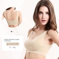 thumbnail image 2 of Sujetador deportivo transpirable de una sola capa sin aros para mujer, ropa interior deportiva de talla grande, ropa interior cómoda y transpirable para fitness, 2 of 5