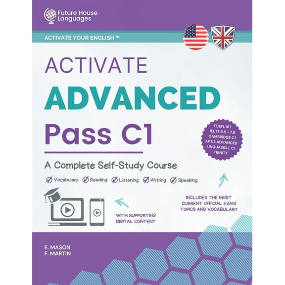 Activate Your English(tm) Activate Advanced C1: A Complete Self-Study Course, (Paperback)