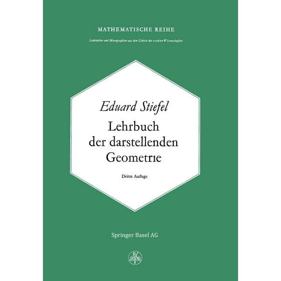 Lehrbuch Der Darstellenden Geometrie, (Paperback)