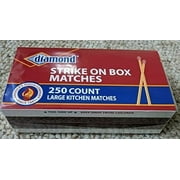 Strike on Box Matches - Large Kitchen Matches - 250 Count