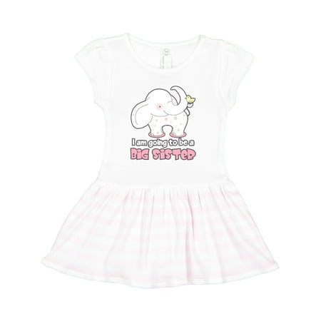 

Inktastic I Am Going to Be a Big Sister Gift Toddler Girl Dress
